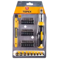 Набор отвёрток Topex 39D522 Количество в наборе: 34 photo 4