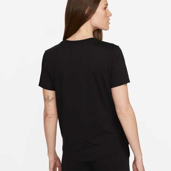 Tricou pentru femei Nike W Nsw Tee Essntl Icn Ftra 50% bumbac/ Black photo 3 Tricou pentru femei Nike W Nsw Tee Essntl Icn Ftra 50% bumbac/ Black photo 3