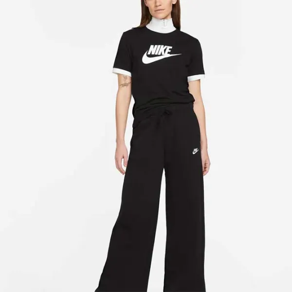 Tricou pentru femei Nike W Nsw Tee Essntl Icn Ftra 50% bumbac/ Black photo 4 Tricou pentru femei Nike W Nsw Tee Essntl Icn Ftra 50% bumbac/ Black photo 4