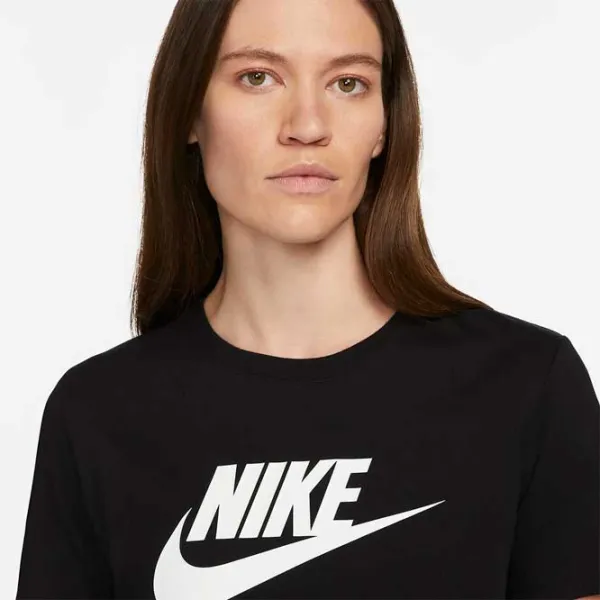 Tricou pentru femei Nike W Nsw Tee Essntl Icn Ftra 50% bumbac/ Black photo 5 Tricou pentru femei Nike W Nsw Tee Essntl Icn Ftra 50% bumbac/ Black photo 5