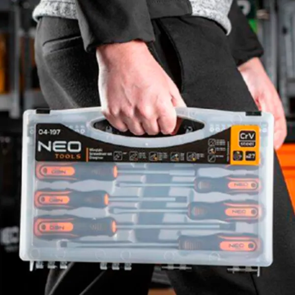 Набор отвёрток NEO Tools 04-197 Количество в наборе: 27 photo 5