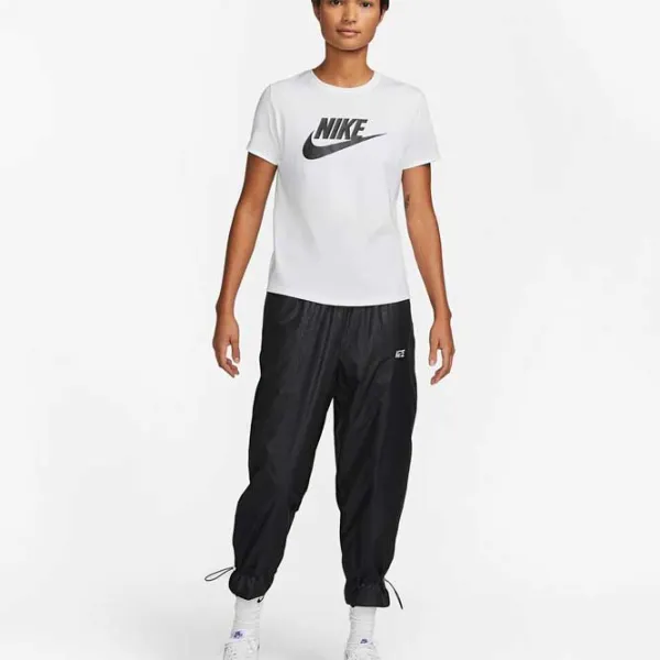 Футболка для женщин Nike W Nsw Tee Essntl Icn Ftra 50% хлопок/ Белый photo 2