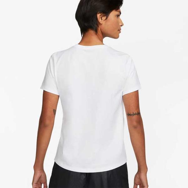 Футболка для женщин Nike W Nsw Tee Essntl Icn Ftra 50% хлопок/ Белый photo 3