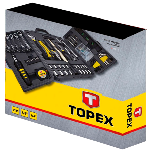 Набор инструментов Topex 38D215 Количество в наборе: 135 photo 5
