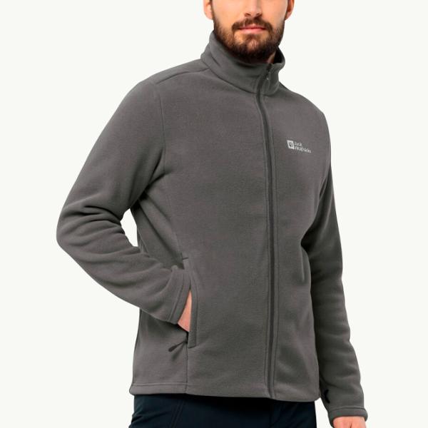 Толстовка для мужчин Jack Wolfskin Winterstein Fz M Прямой/ Грифельный photo 2