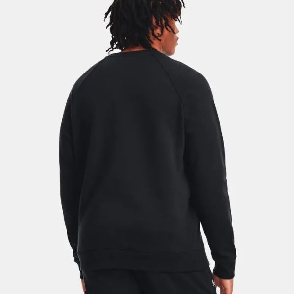 Толстовка для мужчин Under Armour UA Rival Fleece Crew-BLK Прямой/ Черный photo 5