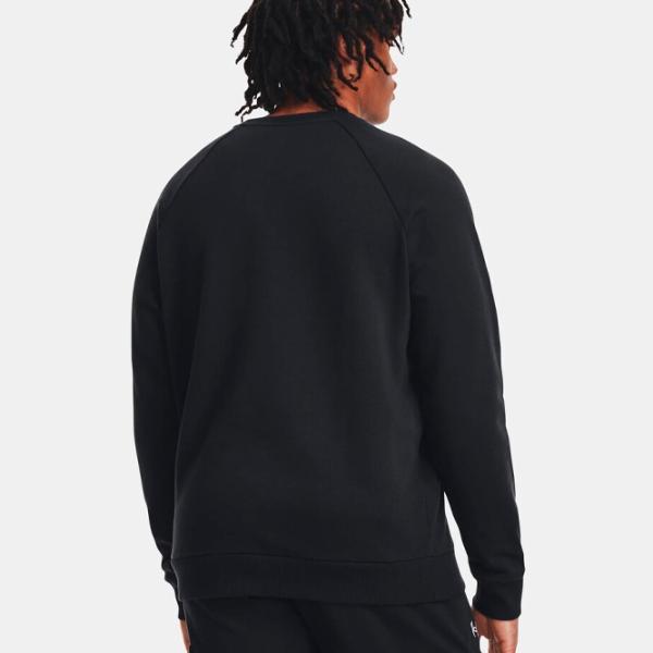 Толстовка для мужчин Under Armour UA Rival Fleece Crew-BLK Прямой/ Черный photo 5