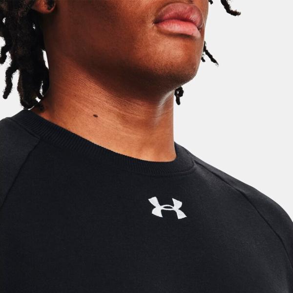 Толстовка для мужчин Under Armour UA Rival Fleece Crew-BLK Прямой/ Черный photo 6