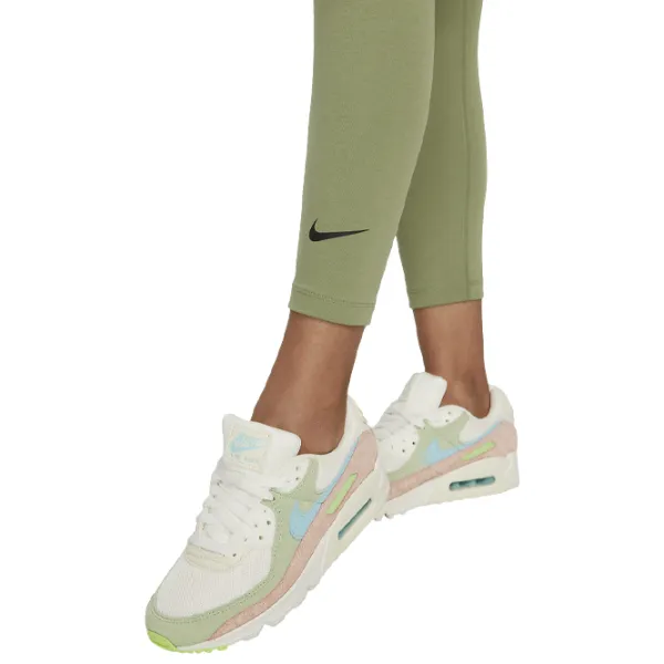 Тайтсы для женщин Nike W Nsw Nk Clsc Hr 7/ 8 Tight Lbr L/ Зелёный photo 4