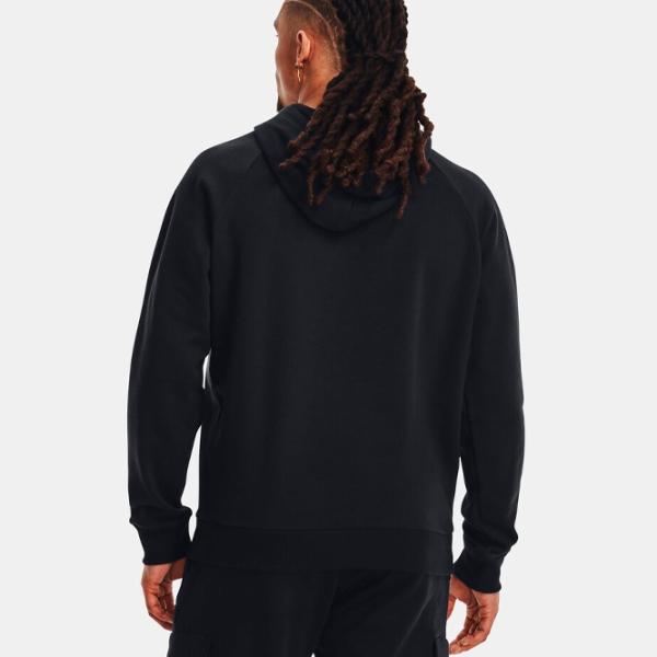 Hanorac pentru bărbați Under Armour UA Rival Fleece Hoodie-BLK Black photo 4