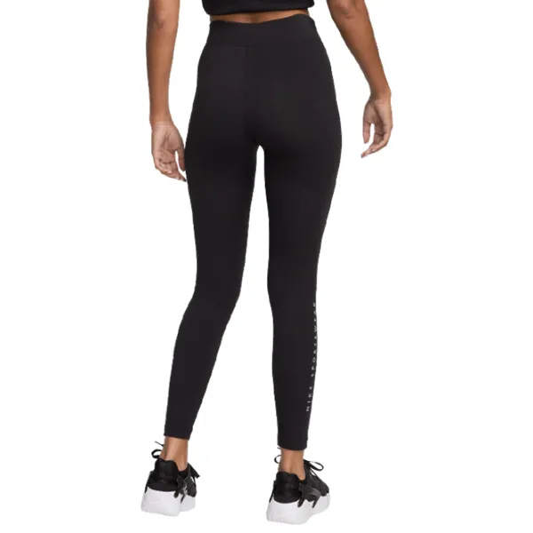 Тайтсы для женщин Nike W Nsw Lggng Hr Prnt Swsh S/ Черный photo 2