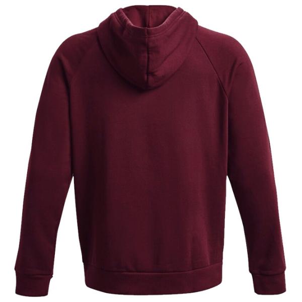 Hanorac pentru bărbați Under Armour UA Rival Fleece Logo HD-MRN Drept/ Red photo 2 Hanorac pentru bărbați Under Armour UA Rival Fleece Logo HD-MRN Drept/ Red photo 2