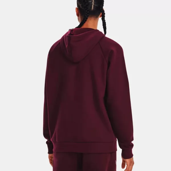 Hanorac pentru bărbați Under Armour UA Rival Fleece Logo HD-MRN Drept/ Red photo 4 Hanorac pentru bărbați Under Armour UA Rival Fleece Logo HD-MRN Drept/ Red photo 4