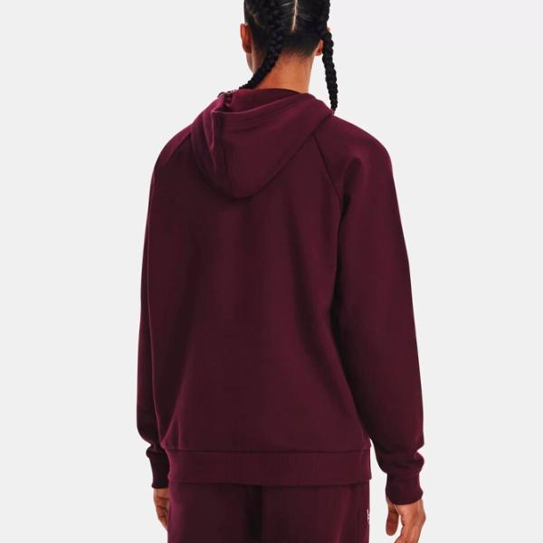 Hanorac pentru bărbați Under Armour UA Rival Fleece Logo HD-MRN Drept/ Red photo 4 Hanorac pentru bărbați Under Armour UA Rival Fleece Logo HD-MRN Drept/ Red photo 4