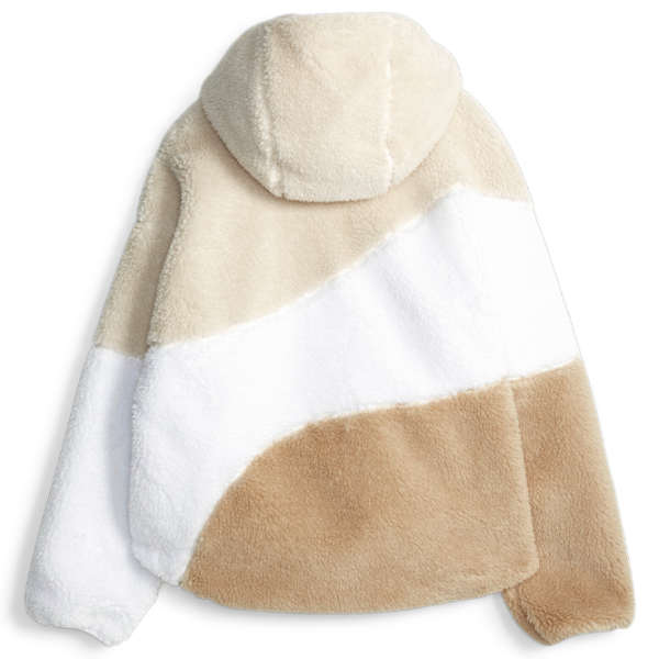 Куртка Для неё Puma Big Cat Hooded Sherpa Jacket XL/ Бежевый photo 2