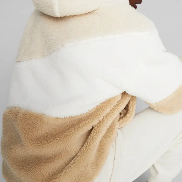 Куртка Для неё Puma Big Cat Hooded Sherpa Jacket XL/ Бежевый photo 7