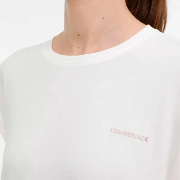 Футболка для женщин Lumberjack 3W WL AMBER 11CK900 3PR Трикотаж/ Экрю photo 4
