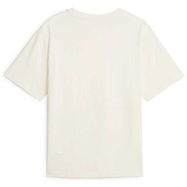 Tricou pentru femei Puma Power Logo Love Colorblock Tee Bumbac/ White photo 2