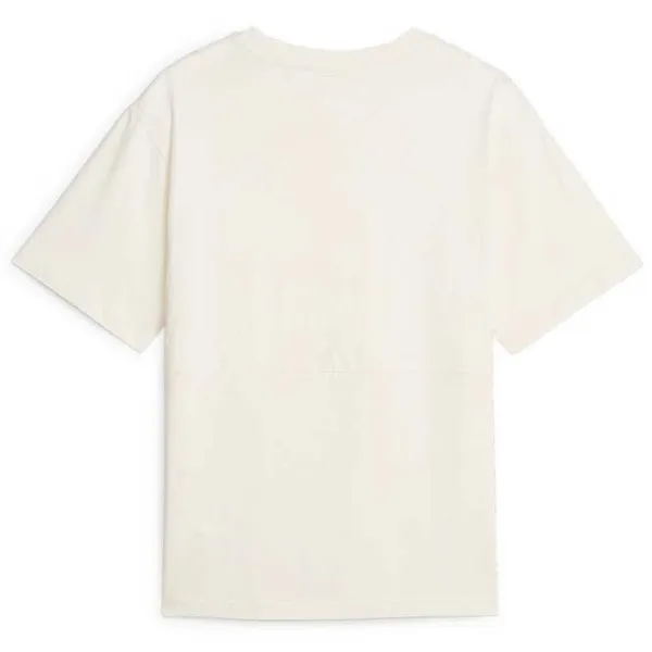 Tricou pentru femei Puma Power Logo Love Colorblock Tee Bumbac/ White photo 2