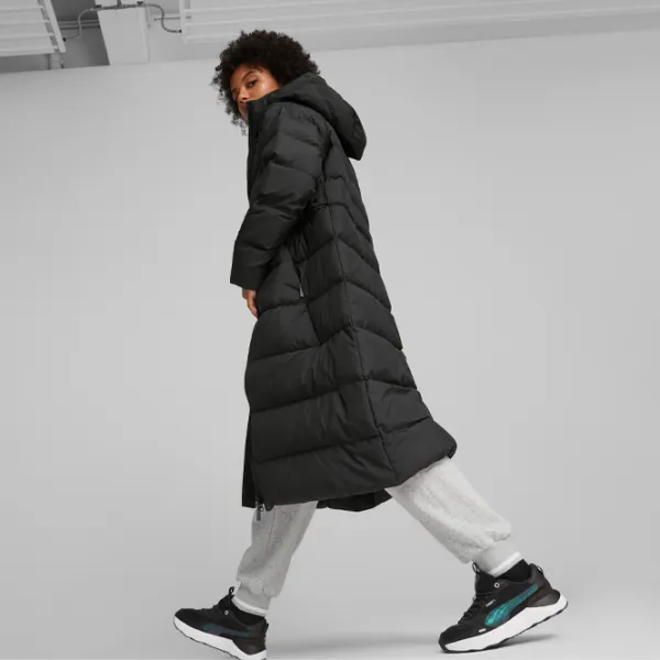Куртка для женщин Puma Long Hooded Down Coat XL/ Черный photo 6