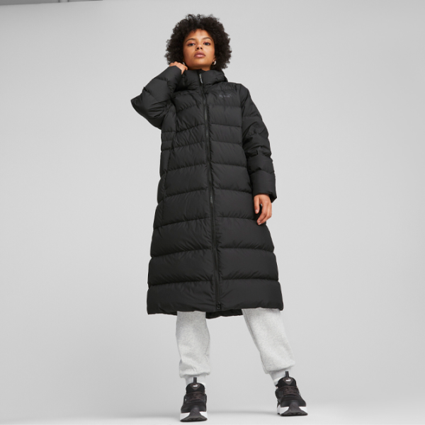 Куртка для женщин Puma Long Hooded Down Coat XL/ Черный photo 7