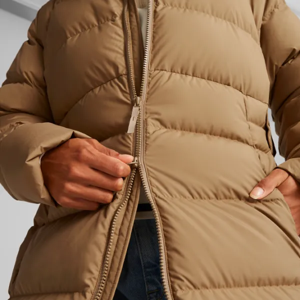 Куртка для женщин Puma Long Hooded Down Coat XS/ Коричневый photo 4