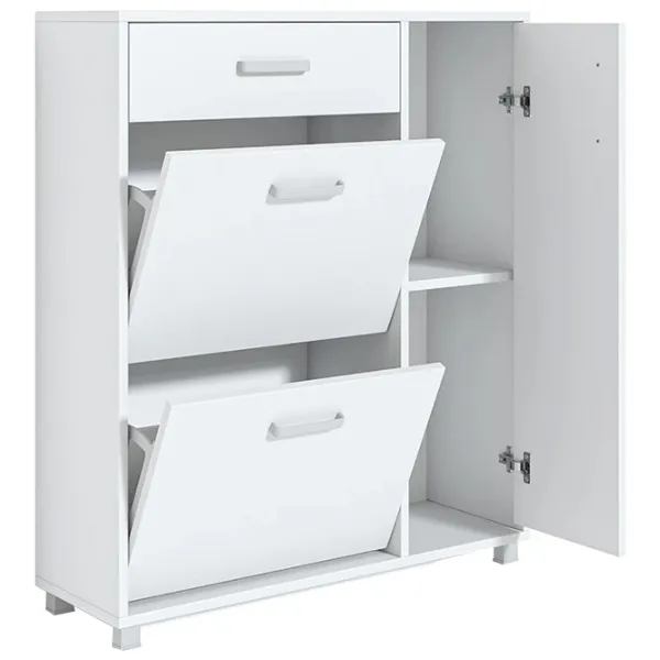 Set pentru antreu Fabrik Home Mirella 1500 LPAL/ Frasin alb photo 3 Set pentru antreu Fabrik Home Mirella 1500 LPAL/ Frasin alb photo 3
