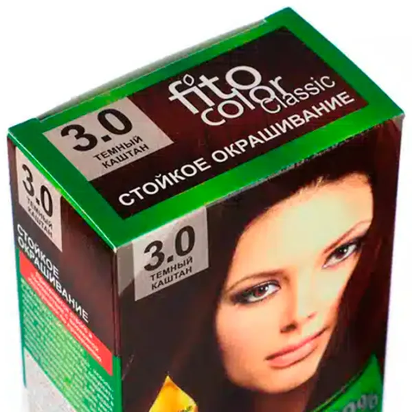 Краска для волос Fito Color 4670017922334 Код цвета: 3.0, 115 мл photo 4 Краска для волос Fito Color 4670017922334 Код цвета: 3.0, 115 мл photo 4