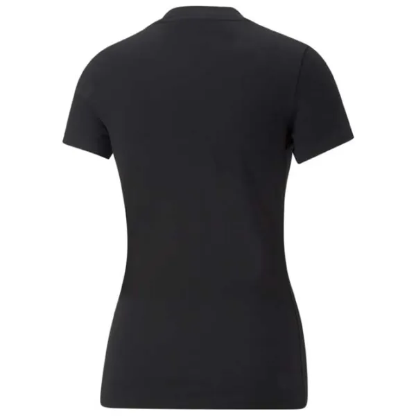 Tricou pentru femei Puma Classics Slim Tee 95% bumbac, 5% elastan/ Black photo 2