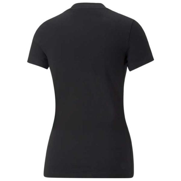 Tricou pentru femei Puma Classics Slim Tee 95% bumbac, 5% elastan/ Black photo 2