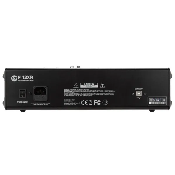 Mixer Analog RCF F12 XR pasiv / 20 Hz - 20 kHz / Black photo 7
