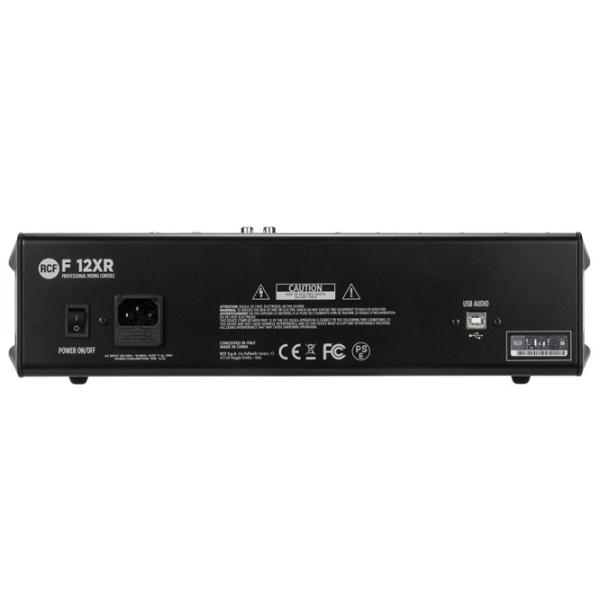 Mixer Analog RCF F12 XR pasiv / 20 Hz - 20 kHz / Black photo 7