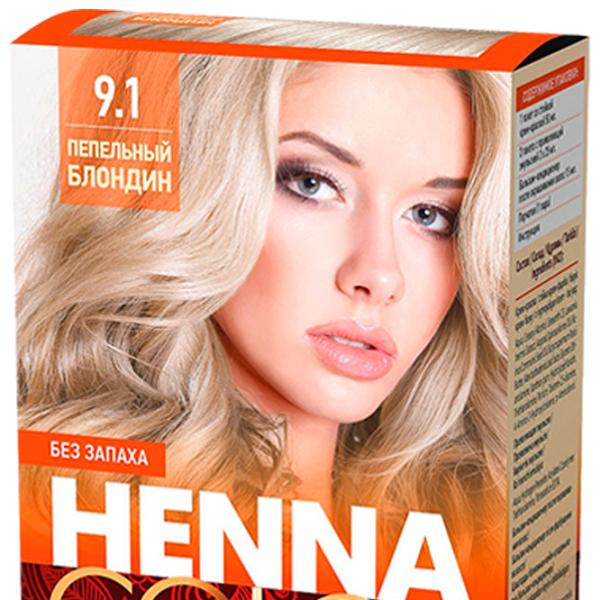 Краска для волос Henna Сolor 4670017927643 Код цвета: 9.1, 115 мл photo 2 Краска для волос Henna Сolor 4670017927643 Код цвета: 9.1, 115 мл photo 2