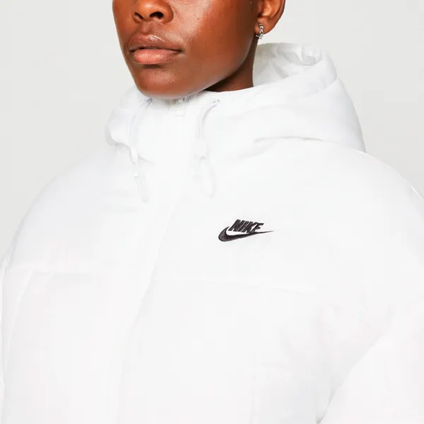 Scurtă pentru femei Nike W Nsw Esstl Thrmr Clsc Puffer L/ White photo 2