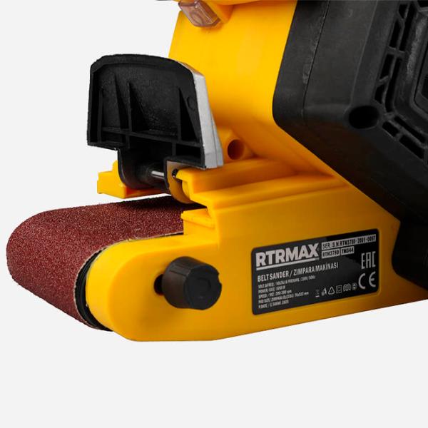 Șlefuitor RTRMAX RTM3780 Cu bandă/ 1050 W/ Yellow photo 3 Șlefuitor RTRMAX RTM3780 Cu bandă/ 1050 W/ Yellow photo 3