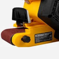 Шлифовальная машина RTRMAX RTM3780 Ленточная/ 1050 Вт/ Желтый photo 3