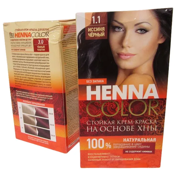 Vopsea de păr Henna Сolor 4670017927537 Cod culoare: 1.1, 115 ml photo 4 Vopsea de păr Henna Сolor 4670017927537 Cod culoare: 1.1, 115 ml photo 4