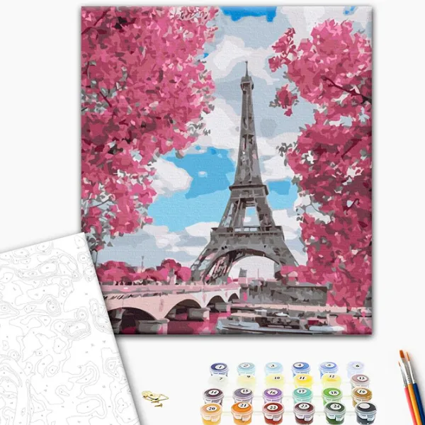 Картина по номерам BrushMe Магнолии в Париже 50 x 40 см/ Вертикальная photo 2 Картина по номерам BrushMe Магнолии в Париже 50 x 40 см/ Вертикальная photo 2