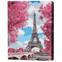 Картина по номерам BrushMe Магнолии в Париже 50 x 40 см/ Вертикальная photo 3