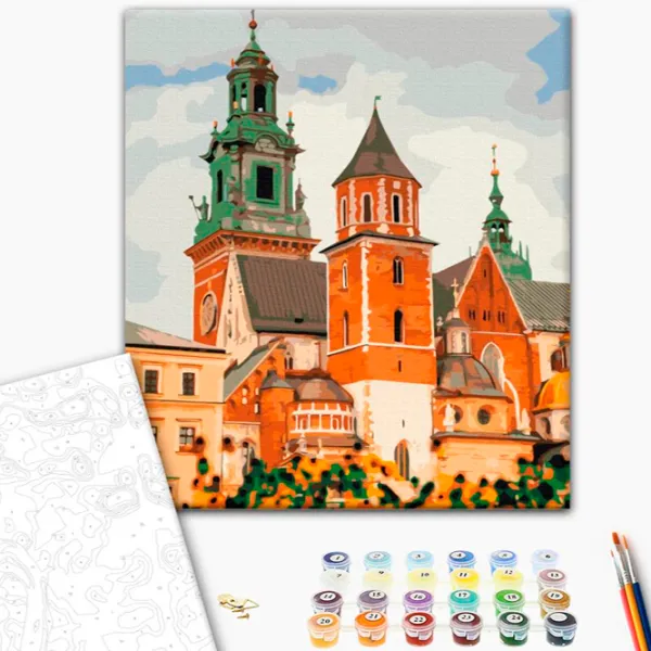 Картина по номерам BrushMe Вавельский замок в Кракове 50 x 40 см/ Вертикальная photo 2 Картина по номерам BrushMe Вавельский замок в Кракове 50 x 40 см/ Вертикальная photo 2
