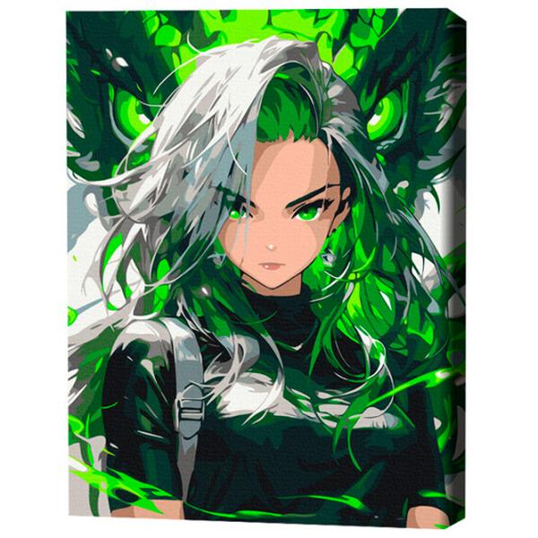 Pictură pe numere BrushMe Sufletul dragonului 50 x 40 cm/ Verticală photo 2