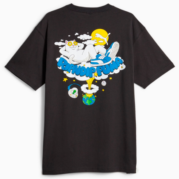 Футболка для мужчин Puma X Ripndip Graphic Tee 100% хлопок/ Черный photo 2 Футболка для мужчин Puma X Ripndip Graphic Tee 100% хлопок/ Черный photo 2