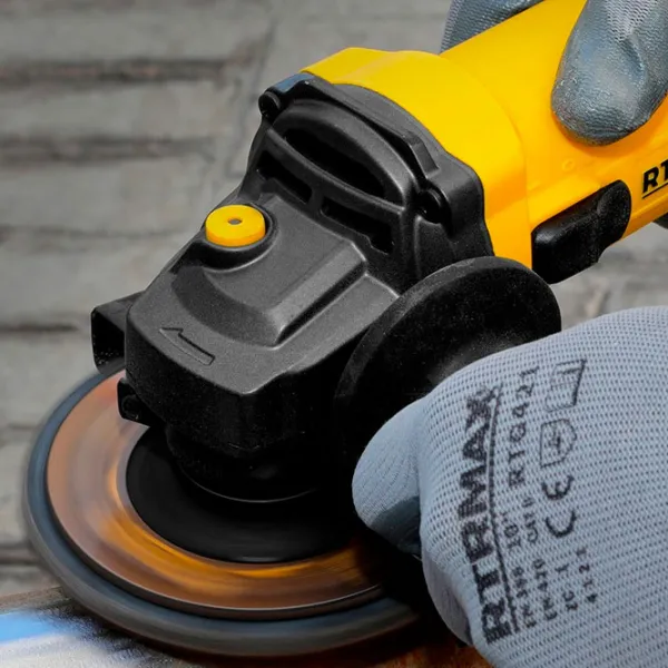 Polizor RTRMAX RTM1080 Unghiular / 750 W / Yellow photo 4 Polizor RTRMAX RTM1080 Unghiular / 750 W / Yellow photo 4