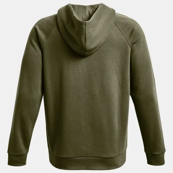 Hanorac pentru bărbați Under Armour UA Rival Fleece FZ Hoodie-GRN Drept/ Green photo 2 Hanorac pentru bărbați Under Armour UA Rival Fleece FZ Hoodie-GRN Drept/ Green photo 2