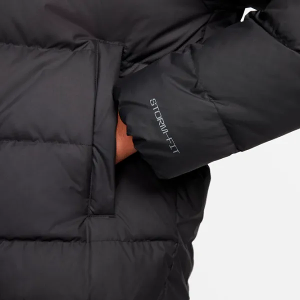 Куртка для женщин Nike W Nsw Sf Dwn Wr Hd Jkt S/ Черный photo 4