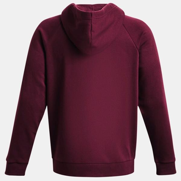 Hanorac pentru bărbați Under Armour UA Rival Fleece FZ Hoodie-MRN Drept/ Red photo 2
