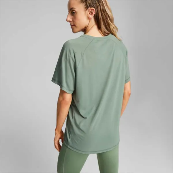 Tricou pentru femei Puma Evostripe Tee 35% viscoză/ Green photo 5