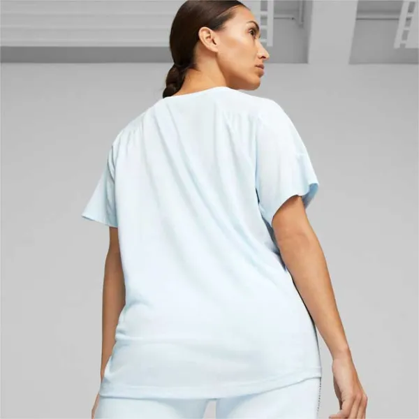 Tricou pentru femei Puma Evostripe Tee 35% viscoză/ Light Blue photo 3 Tricou pentru femei Puma Evostripe Tee 35% viscoză/ Light Blue photo 3