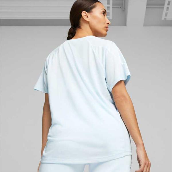 Tricou pentru femei Puma Evostripe Tee 35% viscoză/ Light Blue photo 3