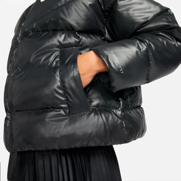 Scurtă pentru femei Nike W Nsw Tf City Jkt L/ Black photo 4